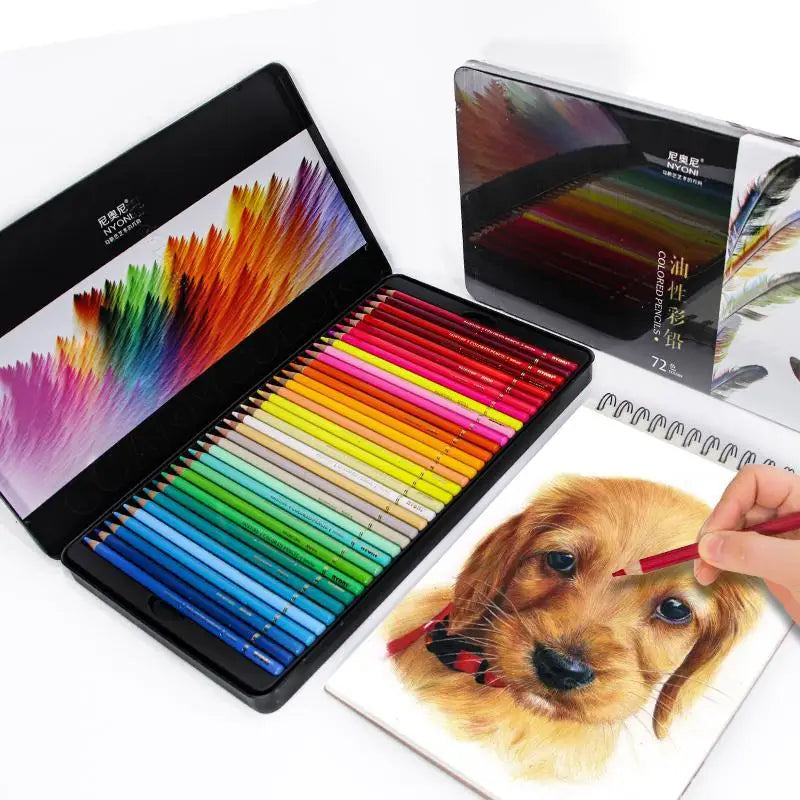 Crayons Couleur Huile NYNOI - 24 à 120 Pièces