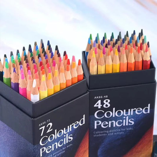 Crayons de Couleur en Bois - 12 à 72 Pièces