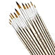 Pinceaux Pointe Ronde Nylon - 12 à 48 Pièces