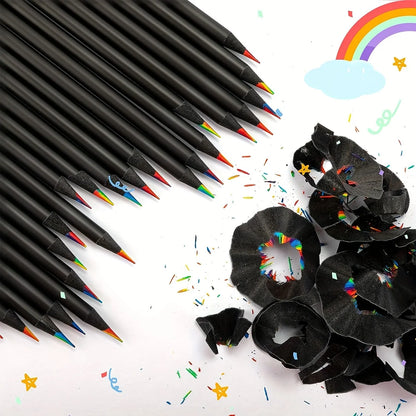 Crayons Arc-en-ciel 7 Couleurs - 12 à 48 Pièces