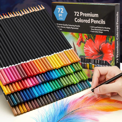 Crayons de Couleur Noyau Souple - 72 ou 120