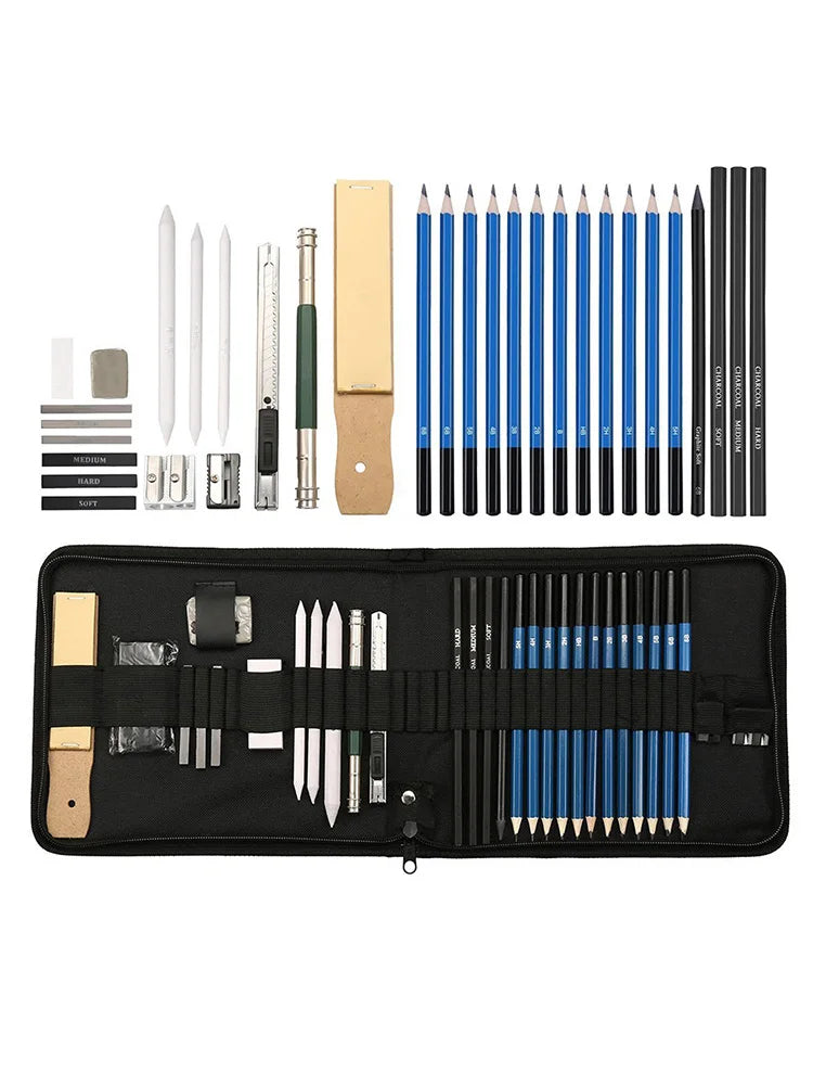Kit Croquis Professionnel 32 Pièces
