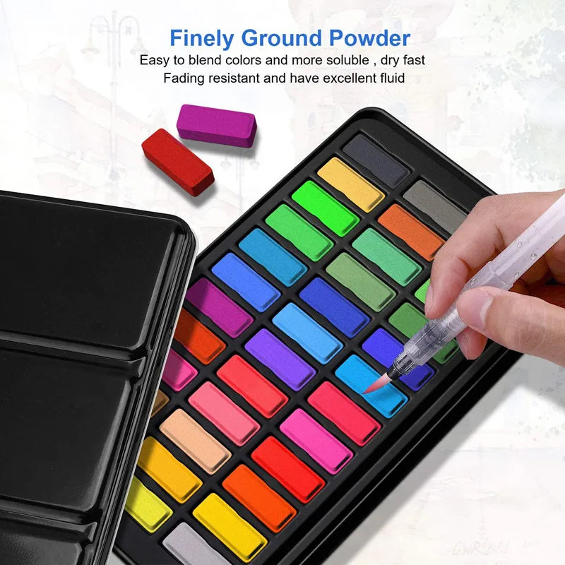 Pigments Aquarelle Professionnels - 24 ou 36 Couleurs